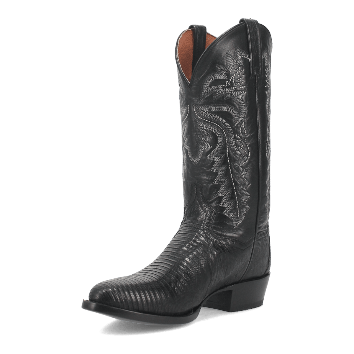 Dan Post Mens Winston Lizard Leather Western Boot Blk-DP3050R