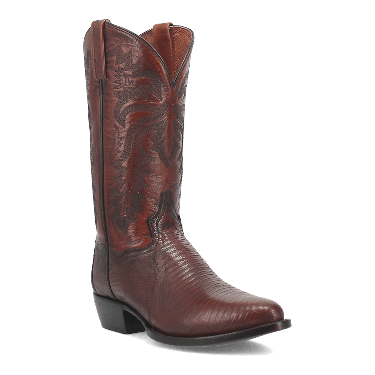 Dan Post Mens Winston Lizard Leather Western Boot Tan-DP3051R