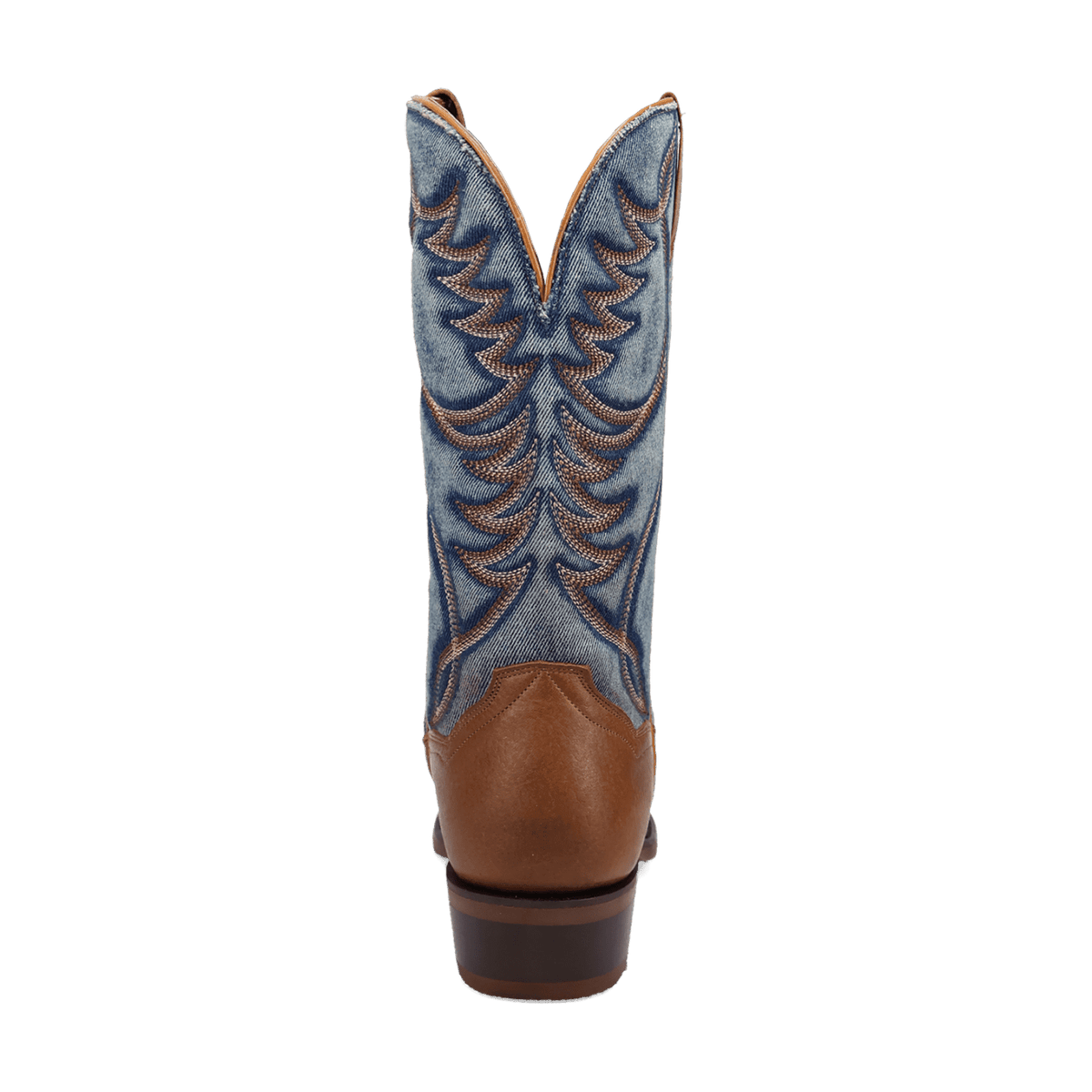 Dan Post Mens Bullock Leather and Denim Western Boot-DP3315