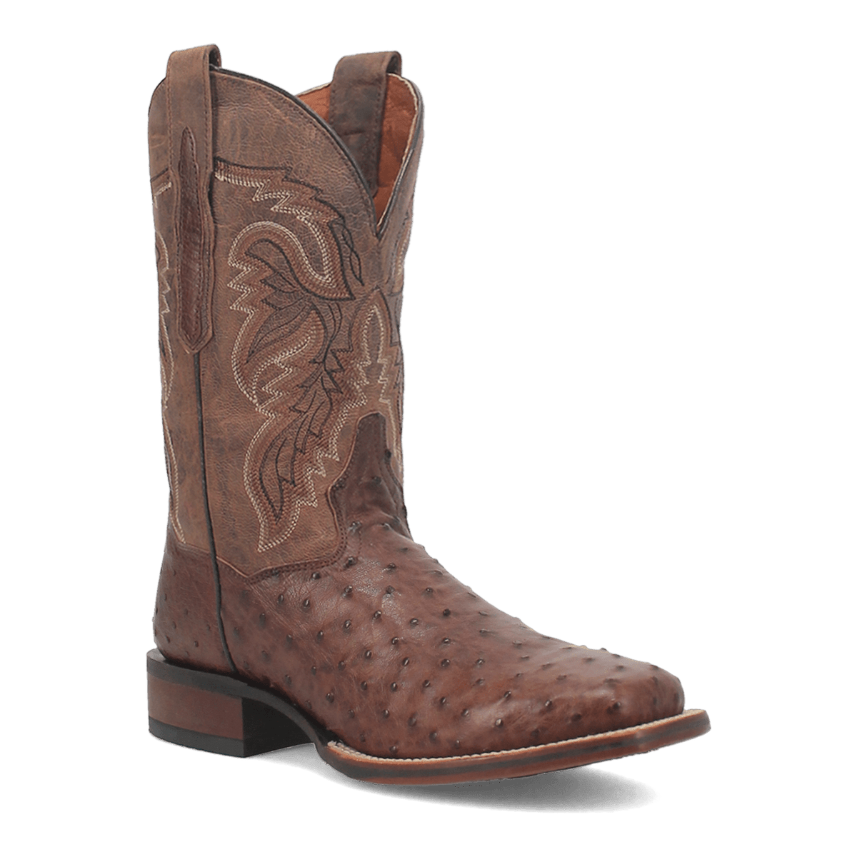 Dan Post Mens Alamosa Full Quill Ostrich Leather Western Boot-DP3875