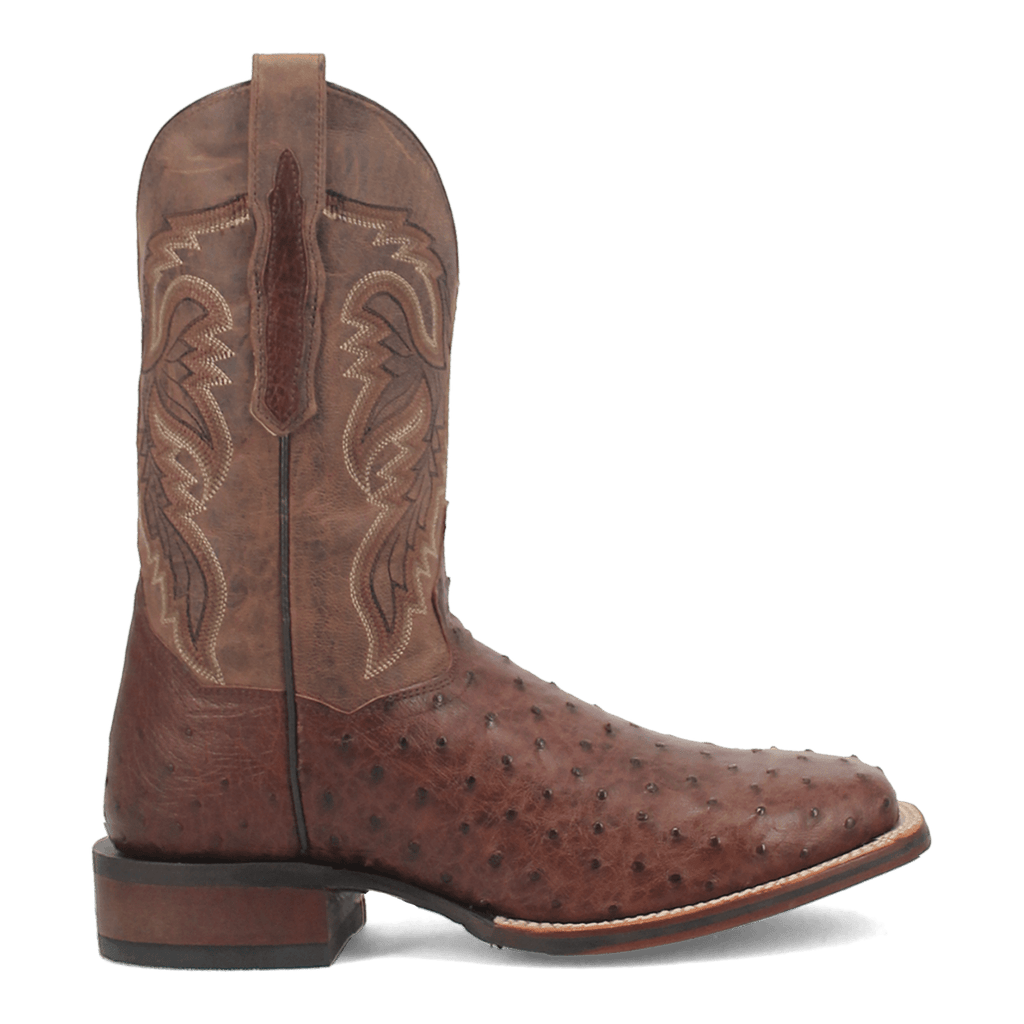 Dan Post Mens Alamosa Full Quill Ostrich Leather Western Boot-DP3875
