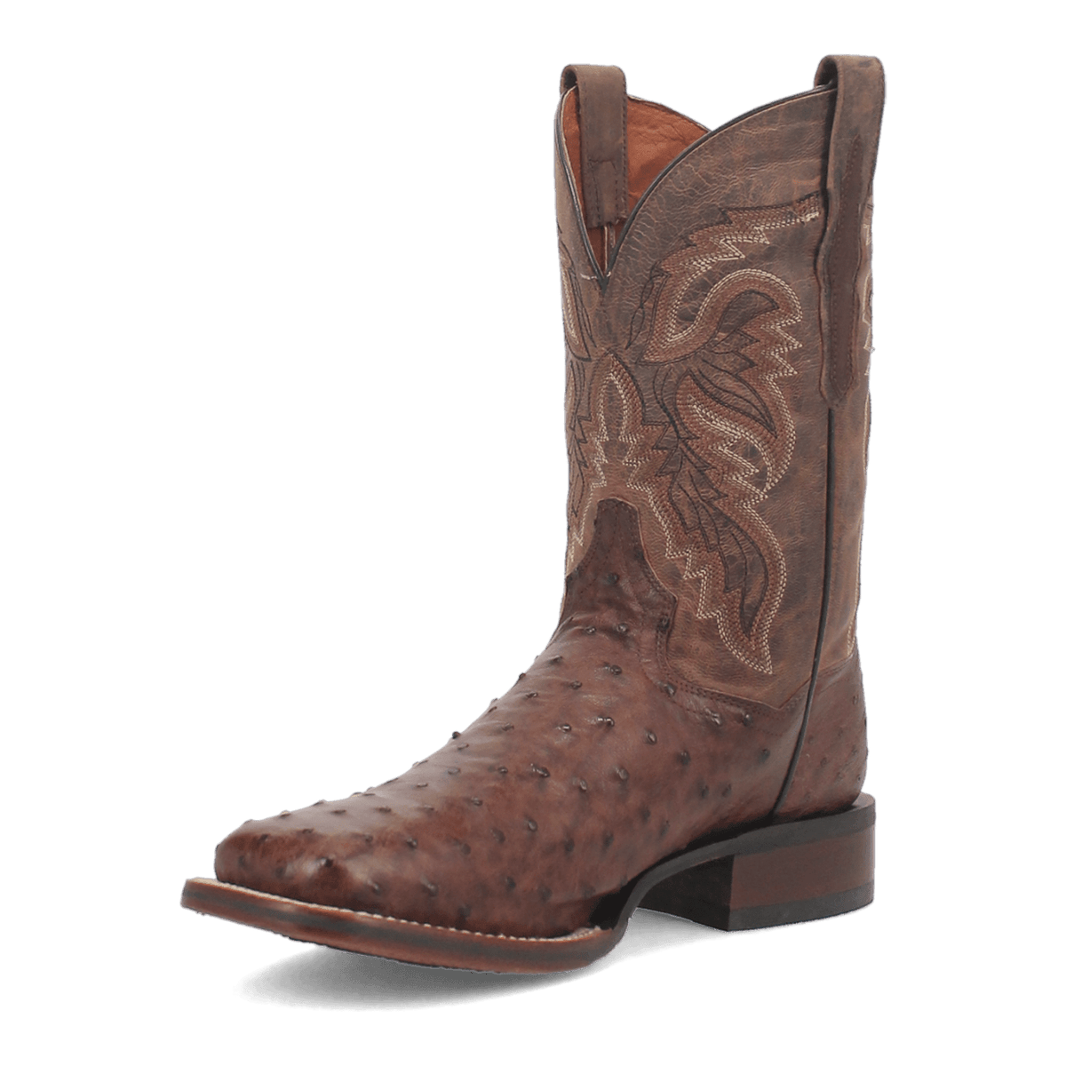 Dan Post Mens Alamosa Full Quill Ostrich Leather Western Boot-DP3875