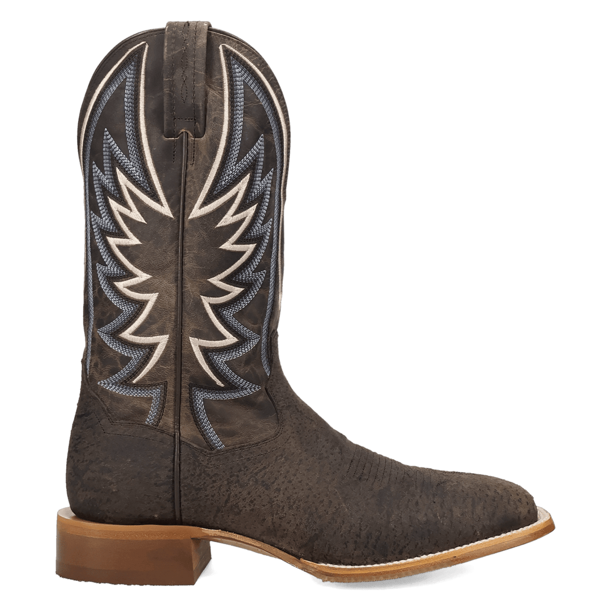 Dan Post Mens Boars Run Charcoal Wild Boar Western Boot-DP5241