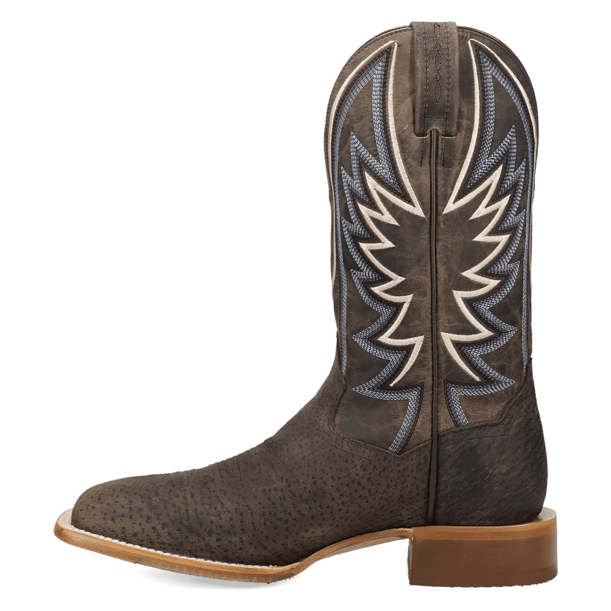 Dan Post Mens Boars Run Charcoal Wild Boar Western Boot-DP5241