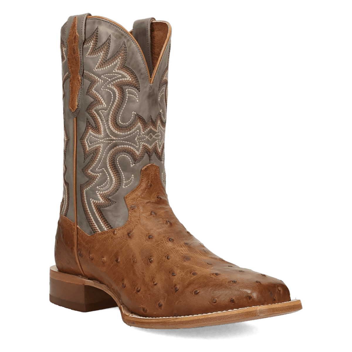 Dan Post Drayden Ostrich Tan And Grey-DP5267