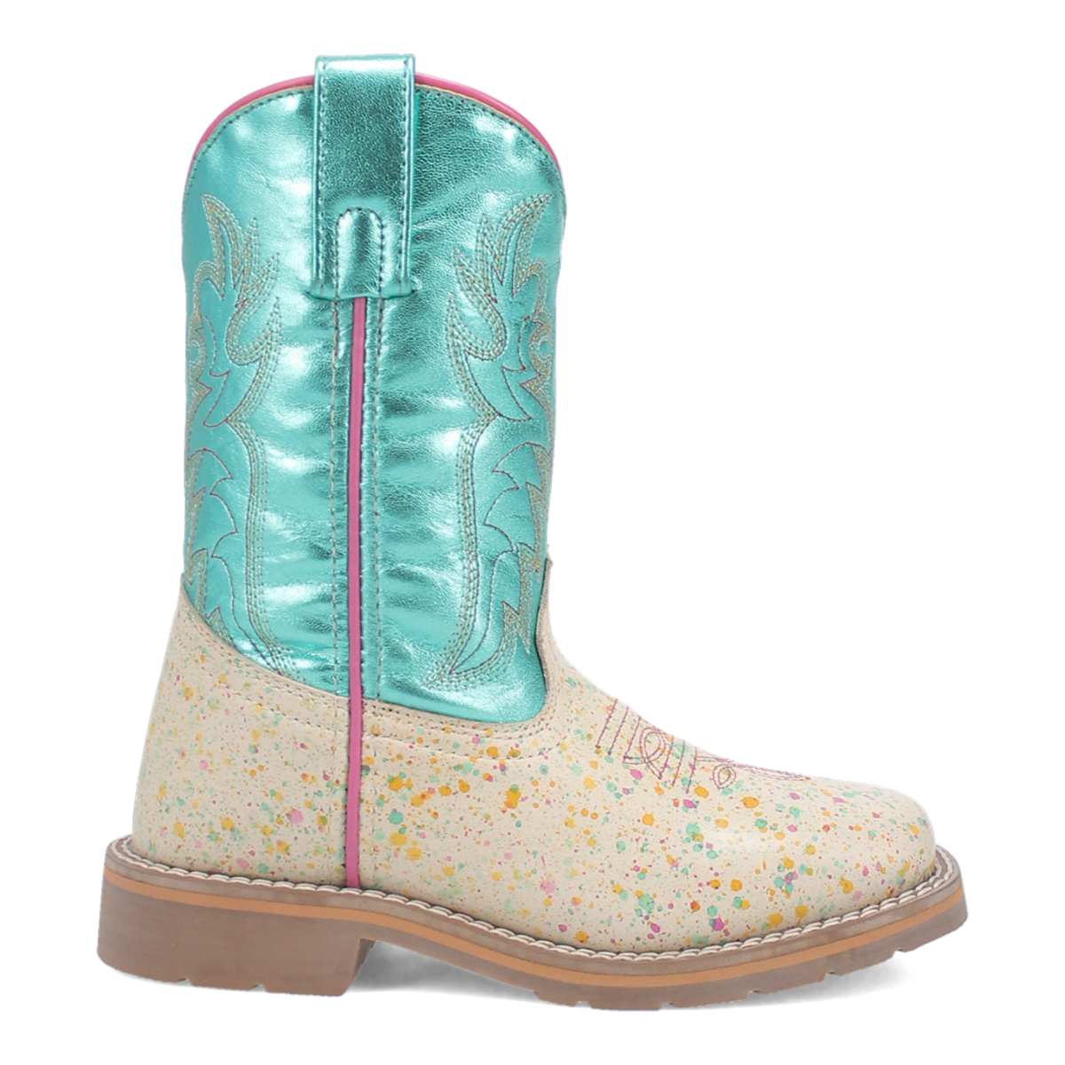 Dan Post Splatt Leather Western Boot - Childrens-DPC2976