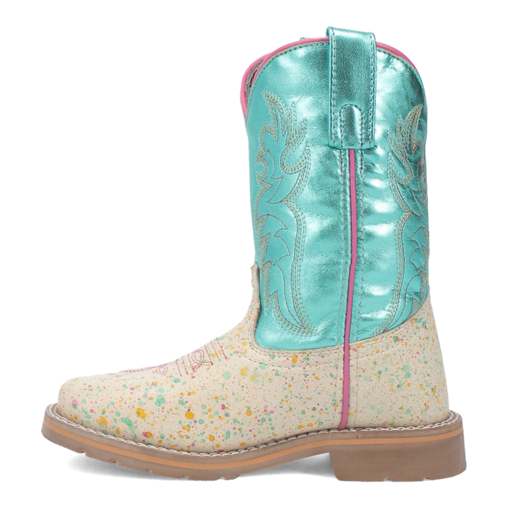 Dan Post Splatt Leather Western Boot - Childrens-DPC2976