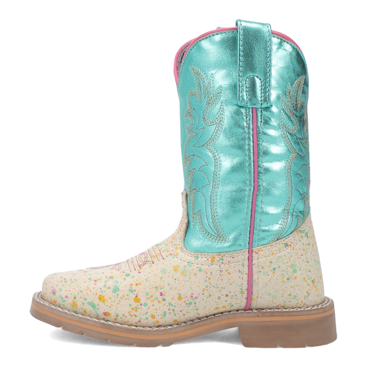 Dan Post Splatt Leather Western Boot - Childrens-DPC2976