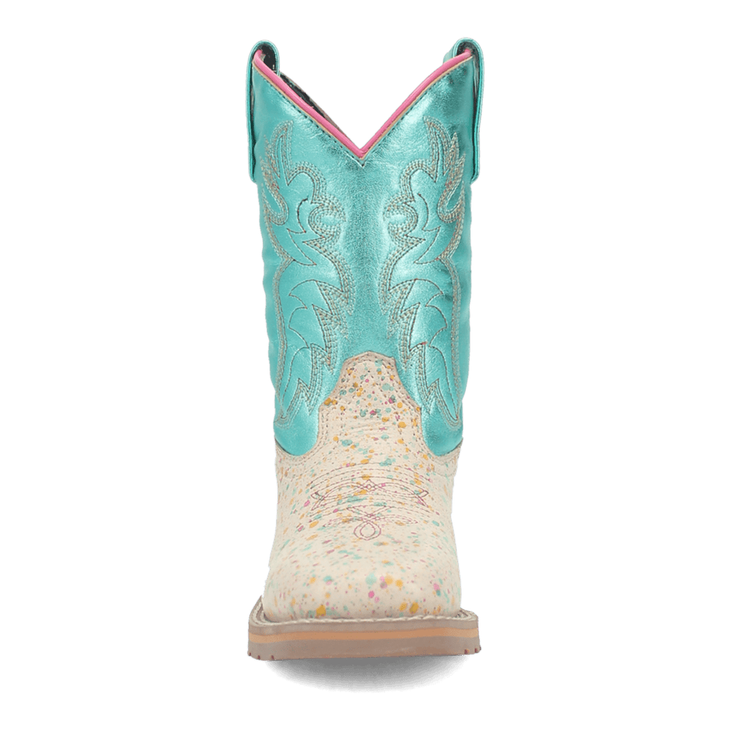 Dan Post Splatt Leather Western Boot - Childrens-DPC2976