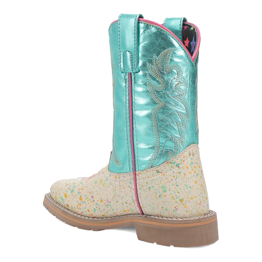 Dan Post Splatt Leather Western Boot - Childrens-DPC2976