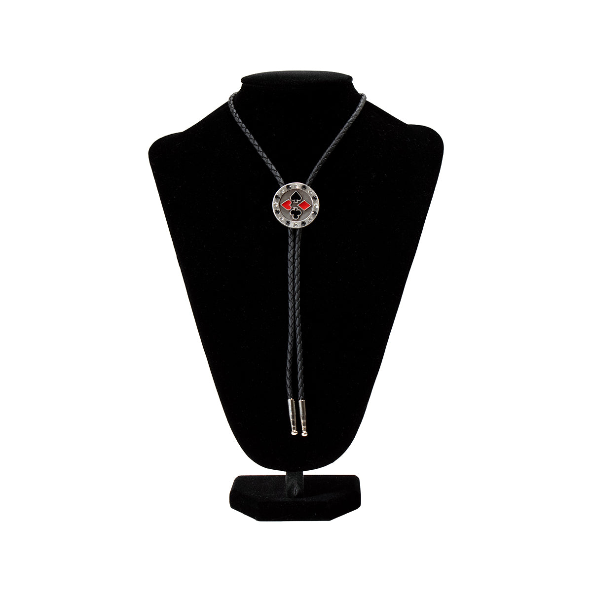 Double S Poker Chip Adult Bolo Tie - 22414