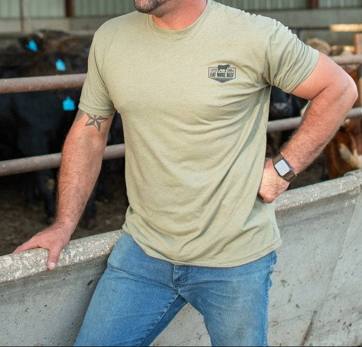 American Farm Company Eat More Beef Tee - MT09