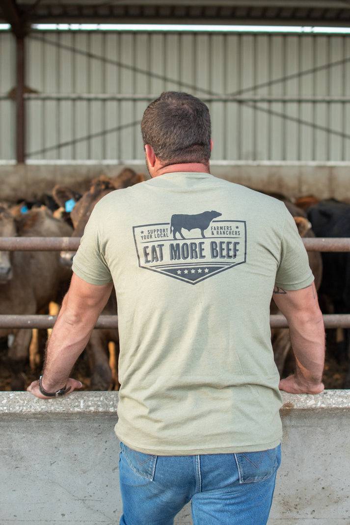 American Farm Company Eat More Beef Tee - MT09