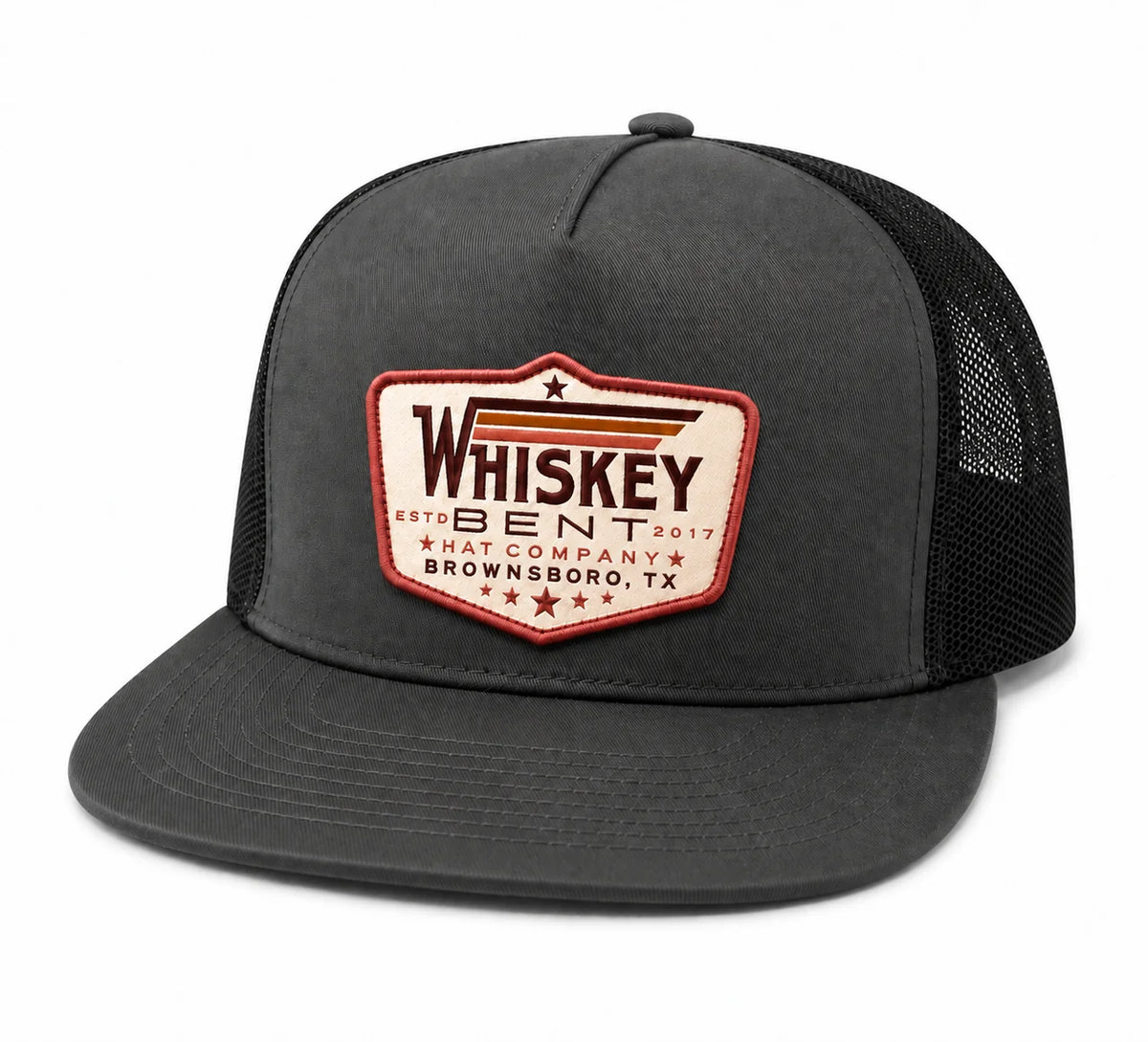 Whiskey Bent Hat Co The Drover Grey Cap 6006T-DROVER