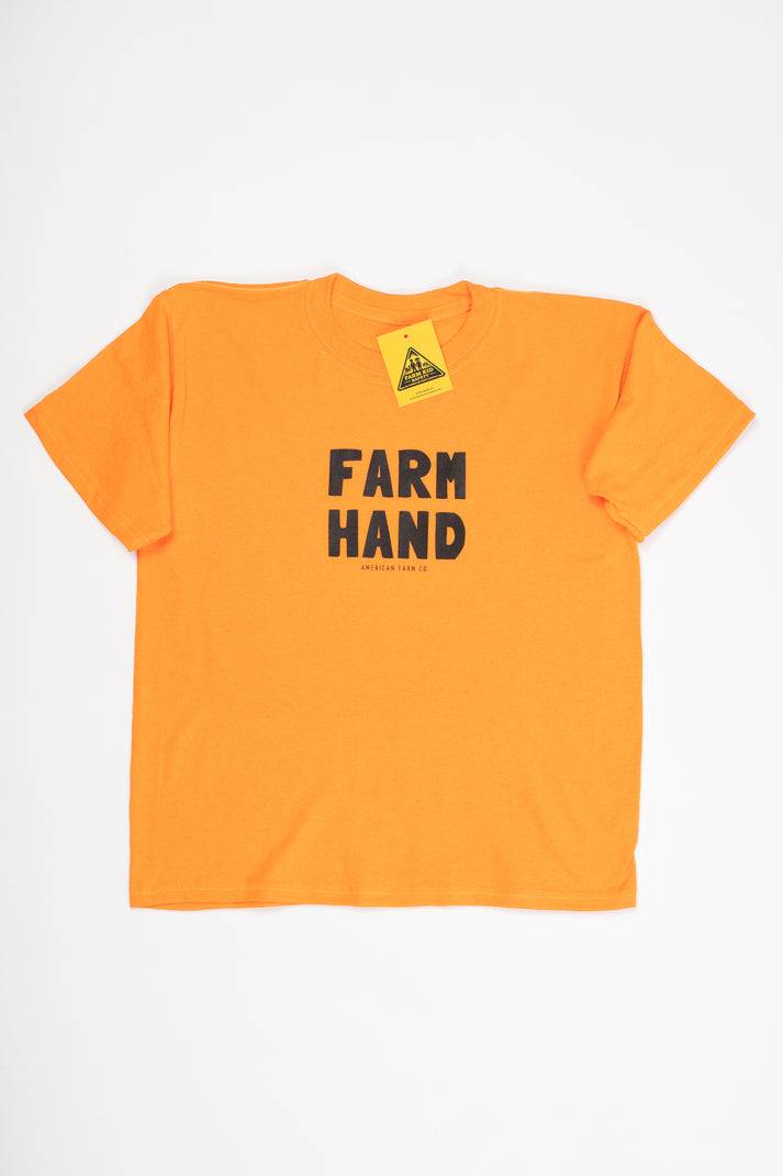 American Farm Company Youth Farm Hand Orange Tee - BT05Y