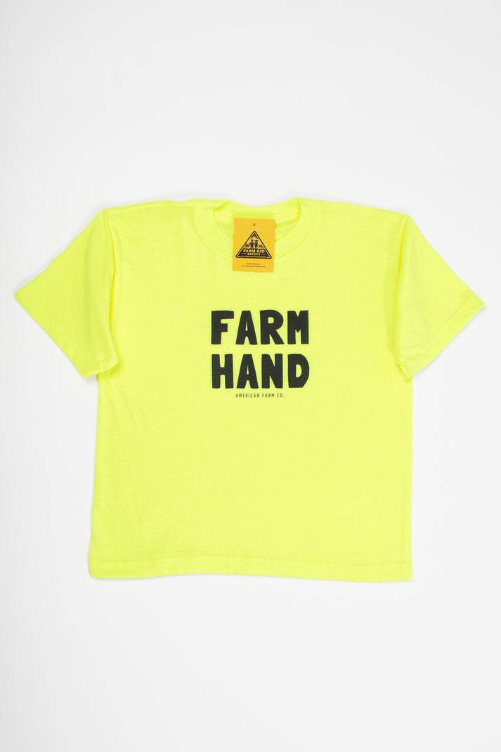 American Farm Company Youth Farm Hand Yellow Tee -  BT07Y