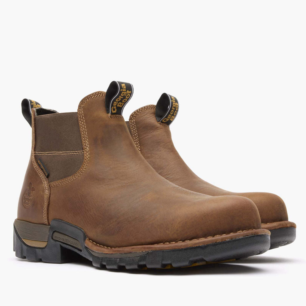 Georgia Boot Eagle One Waterproof Chelsea Work Boot - top