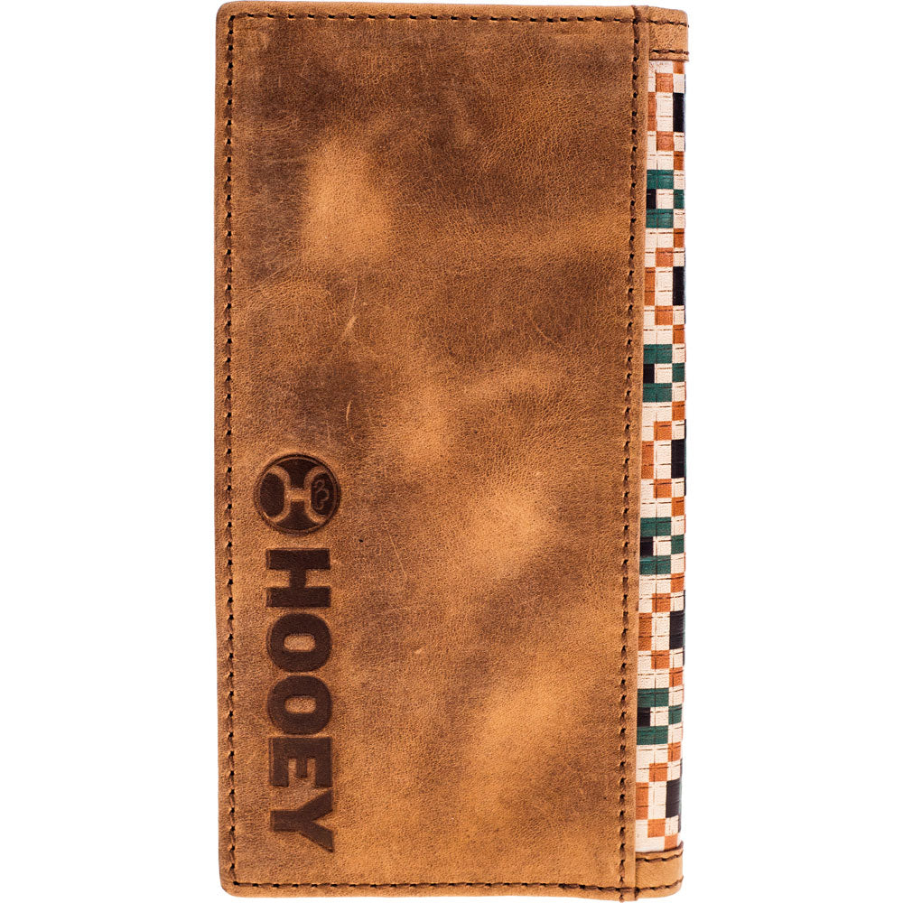 Hooey Takoda Hooey Faux Beaded Embossed Leather Rodeo Wallet-HW034-TNAZ - view 2