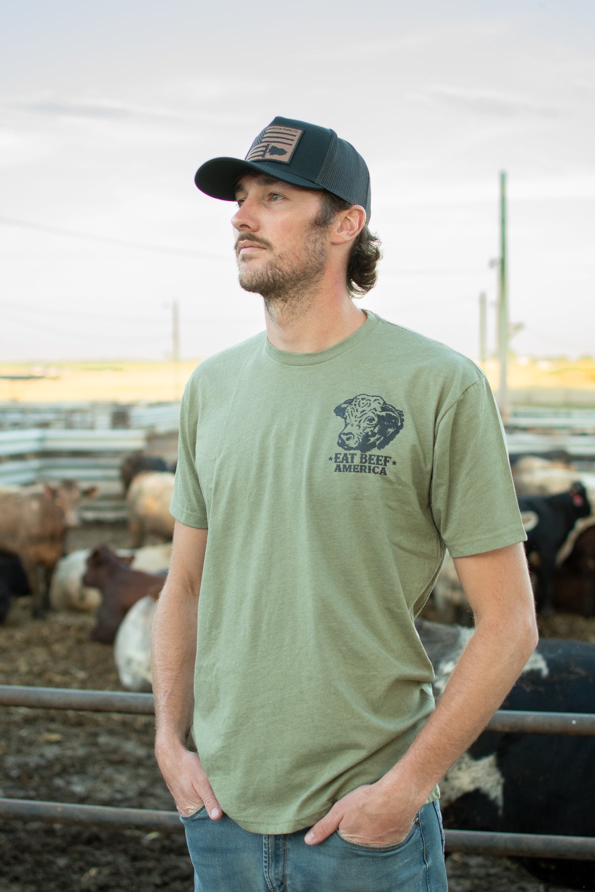 Eat Beef America Tee - MT11