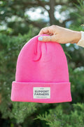 American Farm Company Pink Support Farmers Beanie - A15