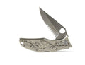 Ariat Engraved Silver Knife 3.5" Blade - A710012836-L