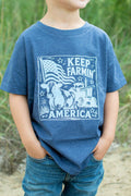 American Farm Company Youth Keep Farmin' America Tee -BT09Y