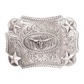 Nocona Youth Longhorn Rope Edge Buckle - 3603046