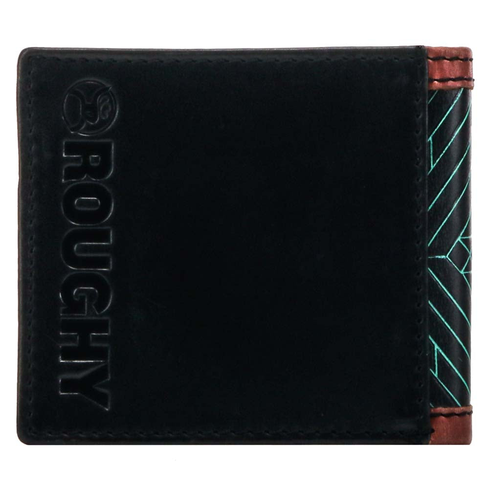 Hooey Bifold Neon Moon Turq Aztec-RBF002-BKBR - view 2