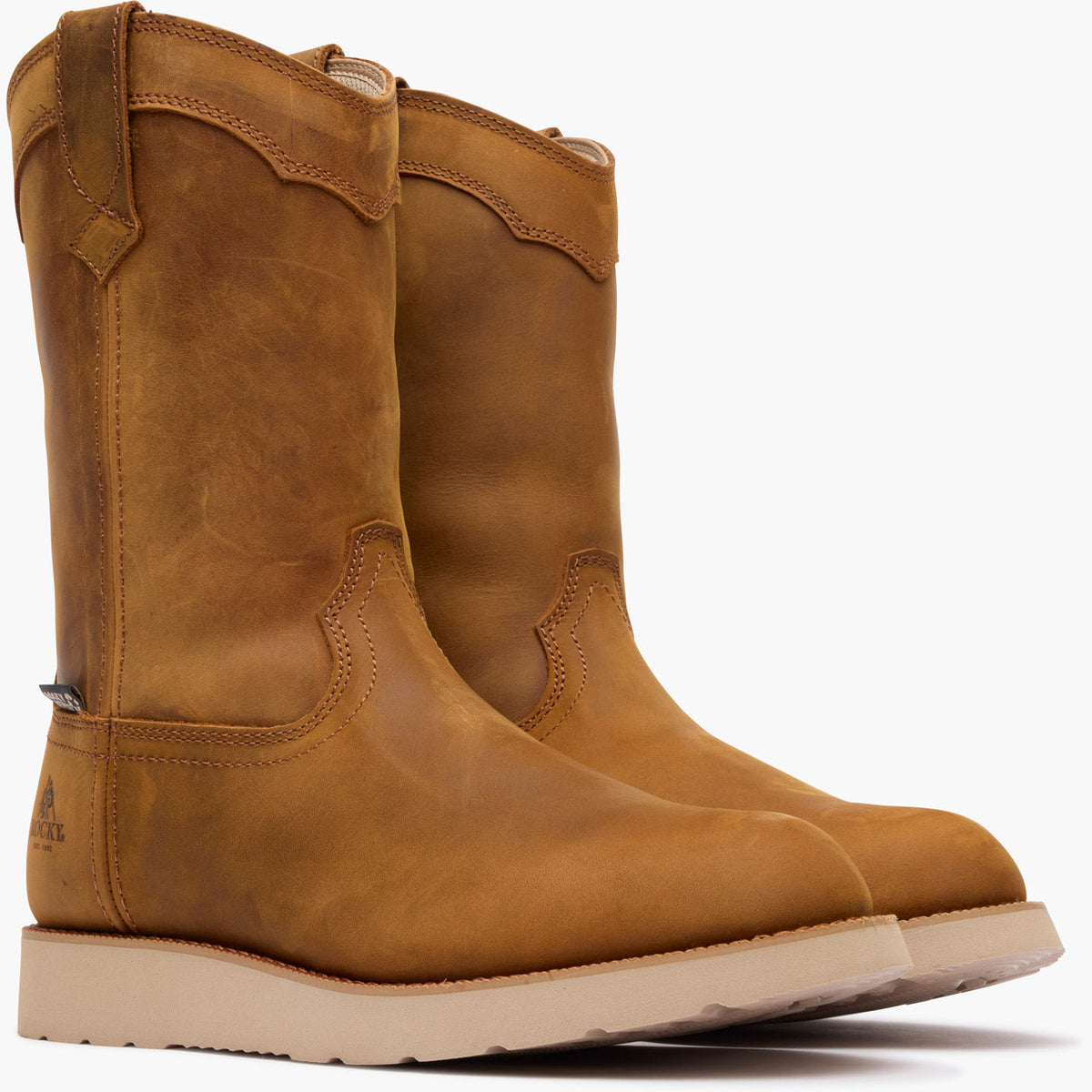 Rocky Mens Monocrepe Wedge Pull On Waterproof Boot-RKK0473