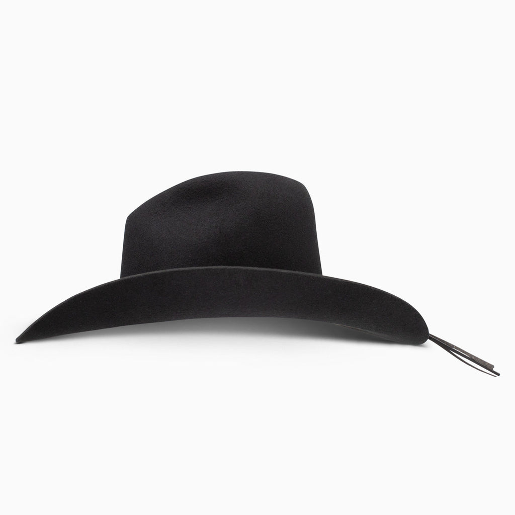 Stetson Resistol Cisco 2X Wool Felt Cowboy Hat Black-RWCSCO-694307