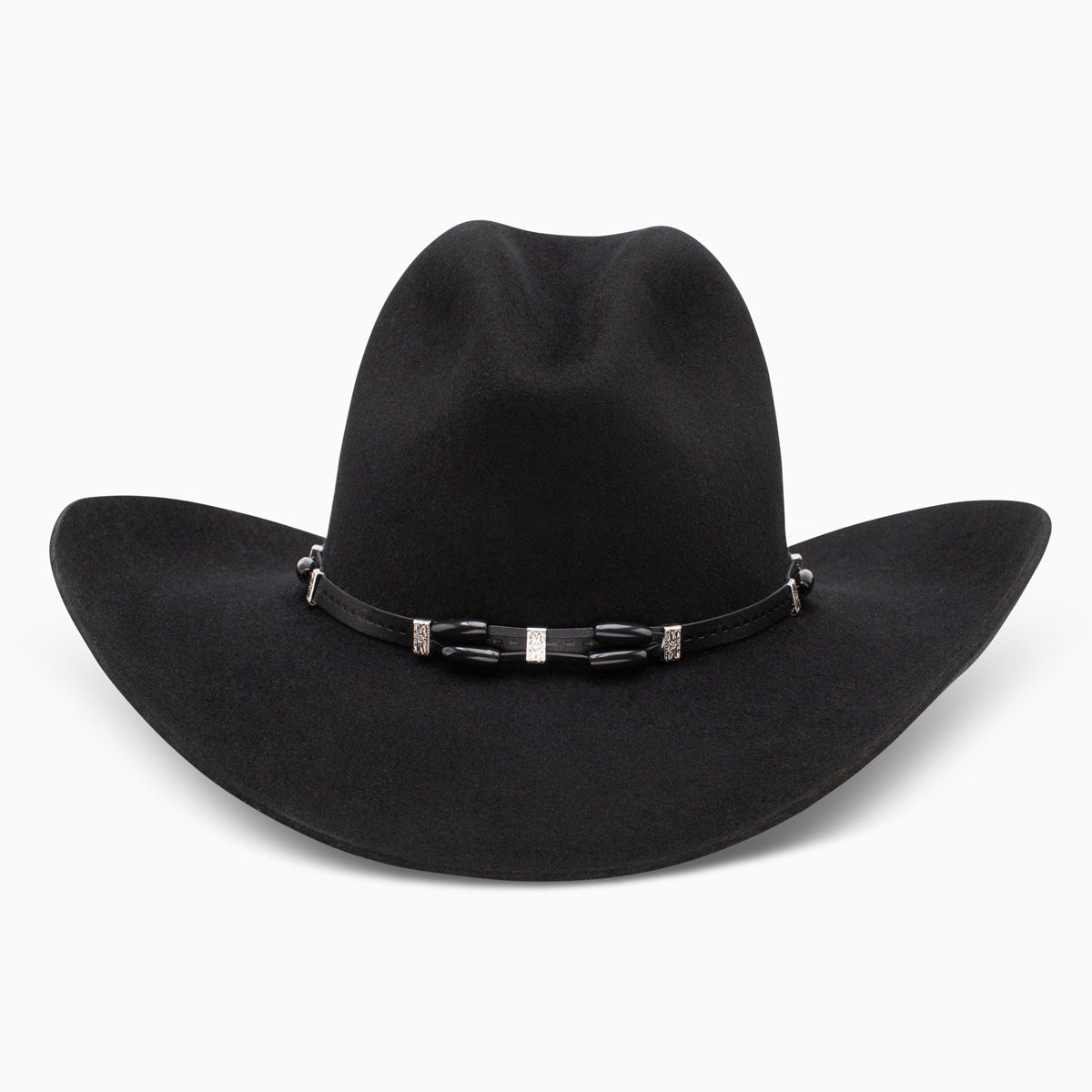 Stetson Resistol Cisco 2X Wool Felt Cowboy Hat Black-RWCSCO-694307