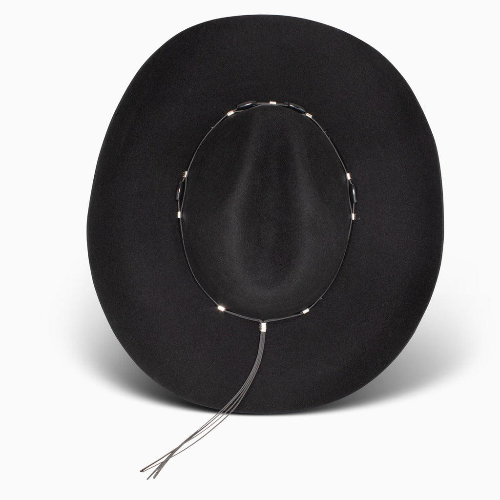 Stetson Resistol Cisco 2X Wool Felt Cowboy Hat Black-RWCSCO-694307