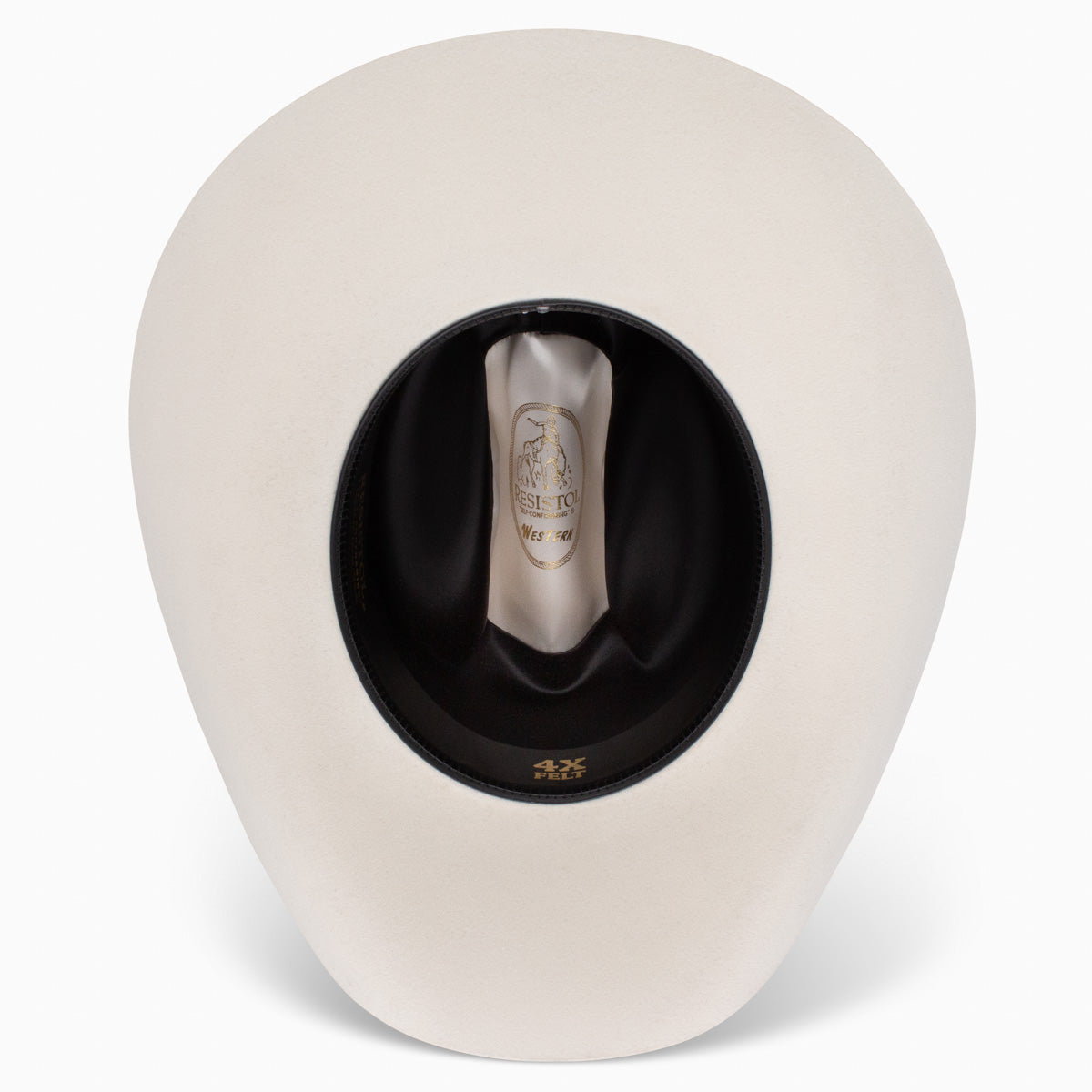 Stetson Hat Resistol 4X Pageant White-75PAGEANTWHT