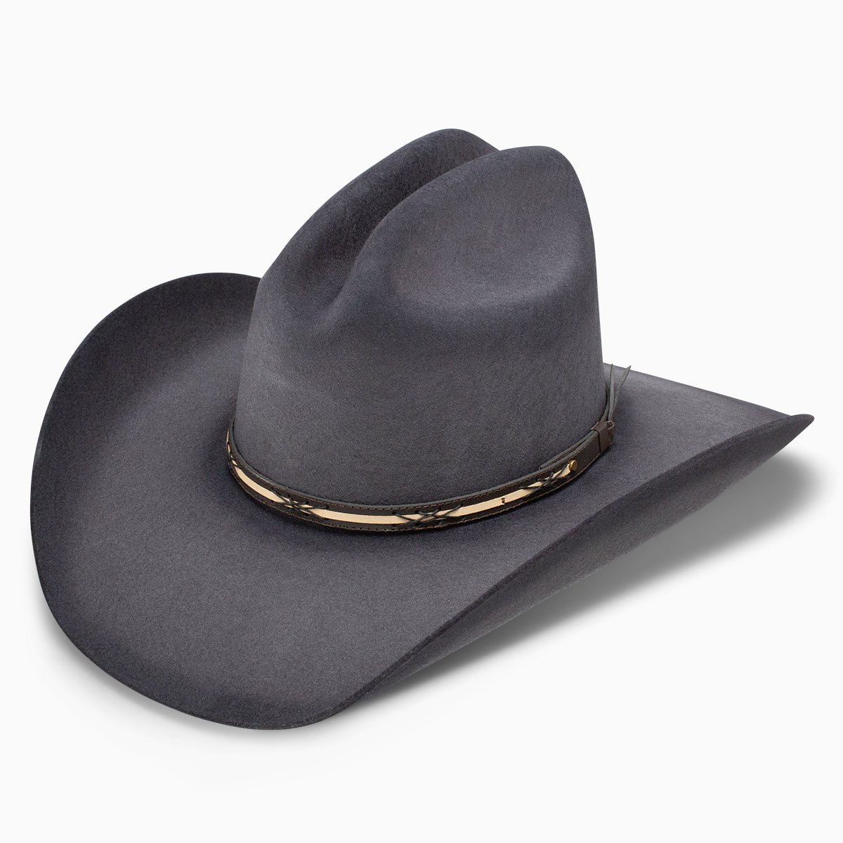 Stetson Hat Rearview Town 4X Granite Gry-RWRVTW-JA4149