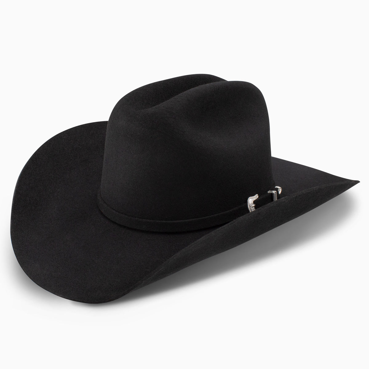 Stetson Resistol Tucker 3X Wool Felt Cowboy Hat Black-RWTCHKR-754007