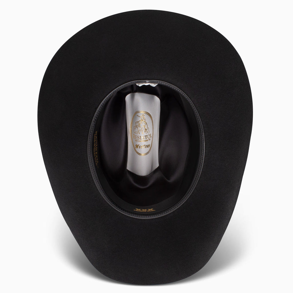 Stetson Resistol Tucker 3X Wool Felt Cowboy Hat Black-RWTCHKR-754007