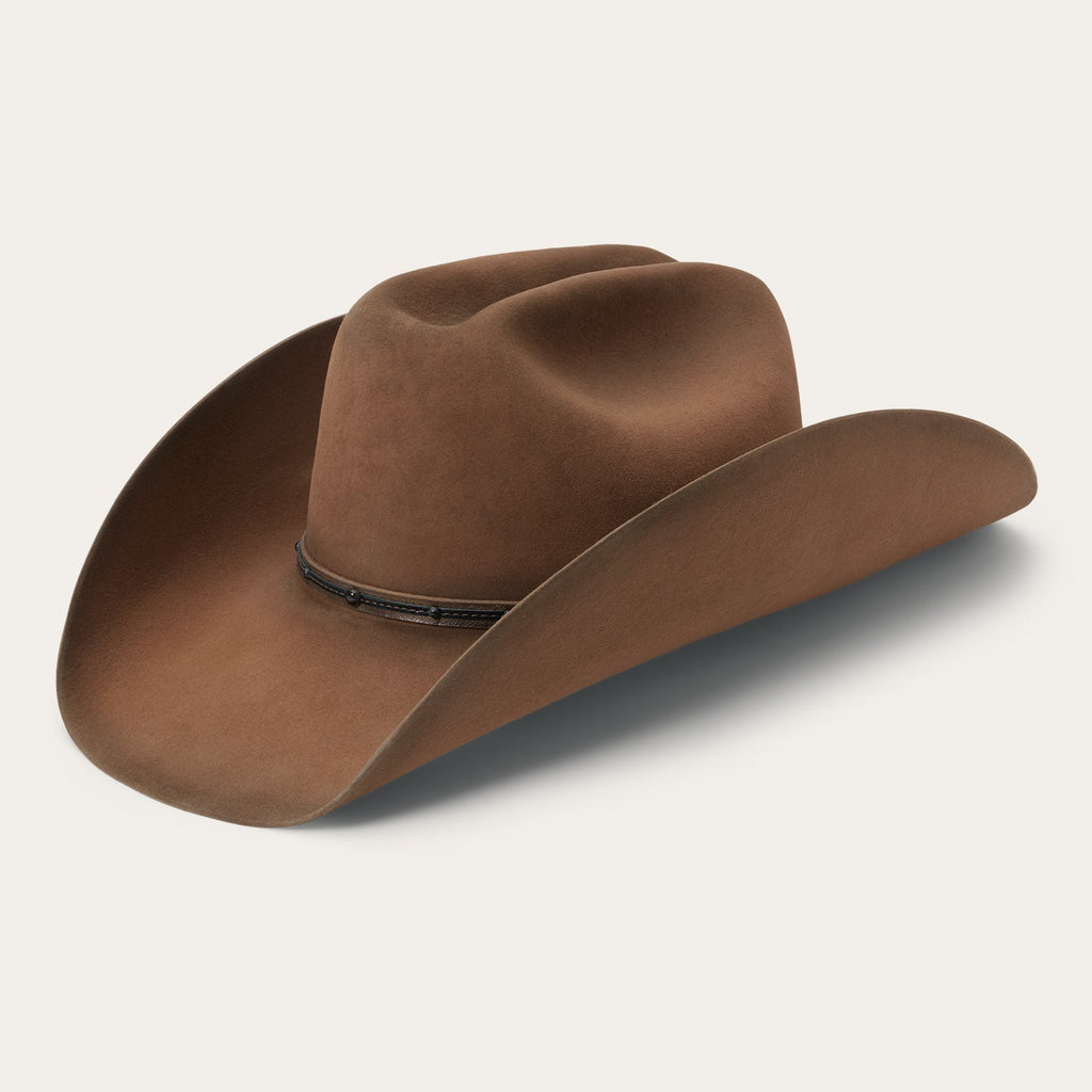 Stetson Boss of the Plains 6X Fur Felt Cowboy Hat Brown-BOSSOFTHEPLAINS