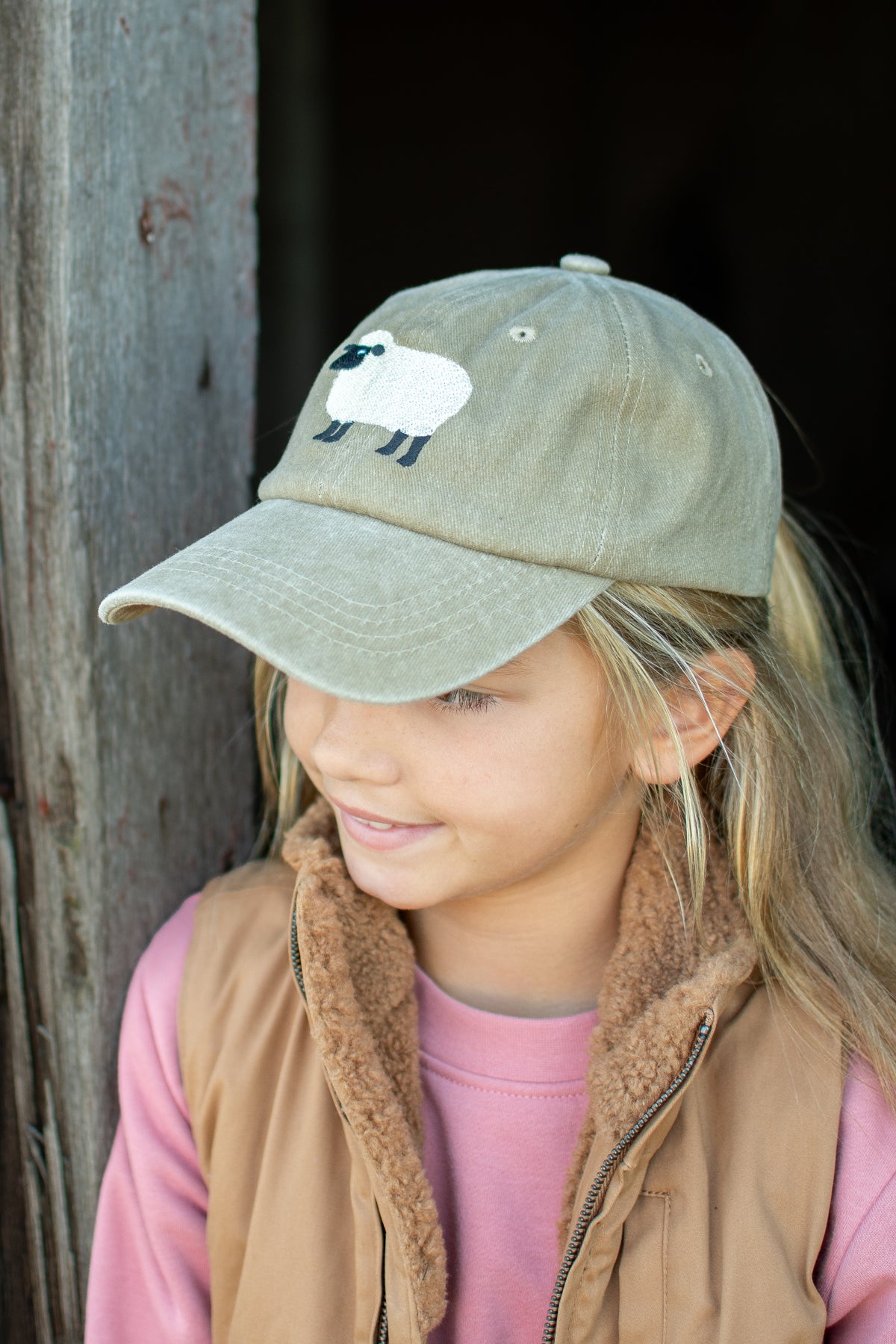 Youth Sheep Patch Cap - A22