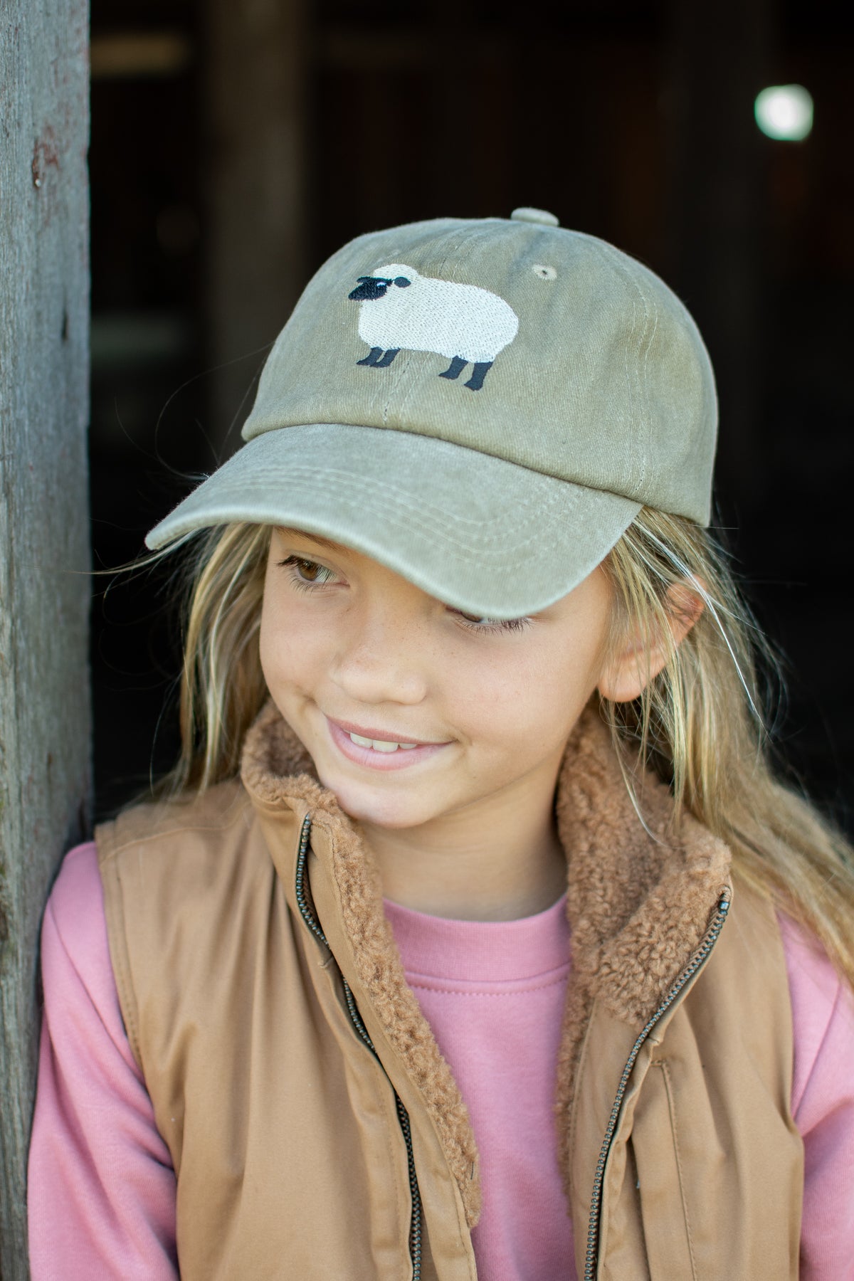 Youth Sheep Patch Cap - A22