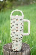 American Farm Company 40oz Vintage Cattle Tumbler - A12