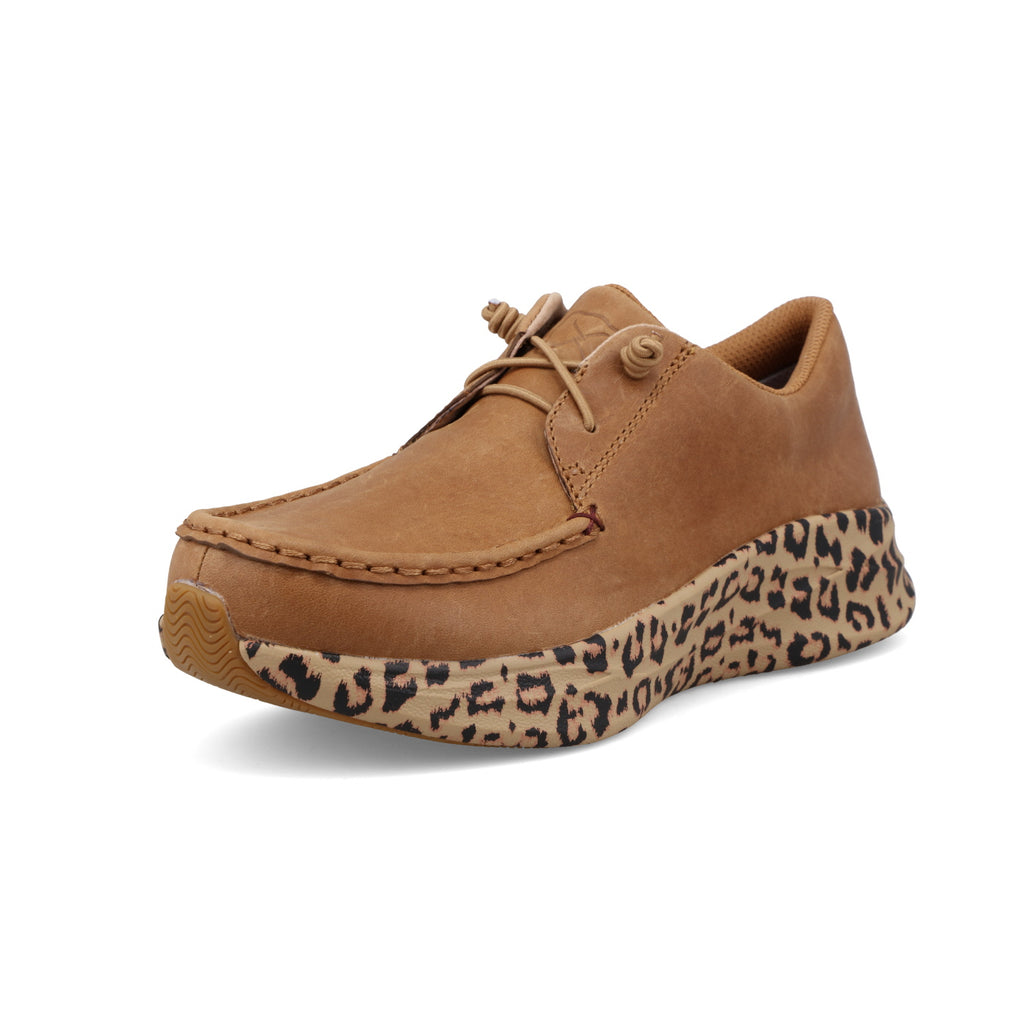 Twisted X Womens Feather X Cider Leopard Sole Western Shoe WCAU028