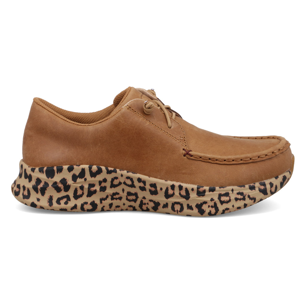 Twisted X Womens Feather X Cider Leopard Sole Western Shoe WCAU028