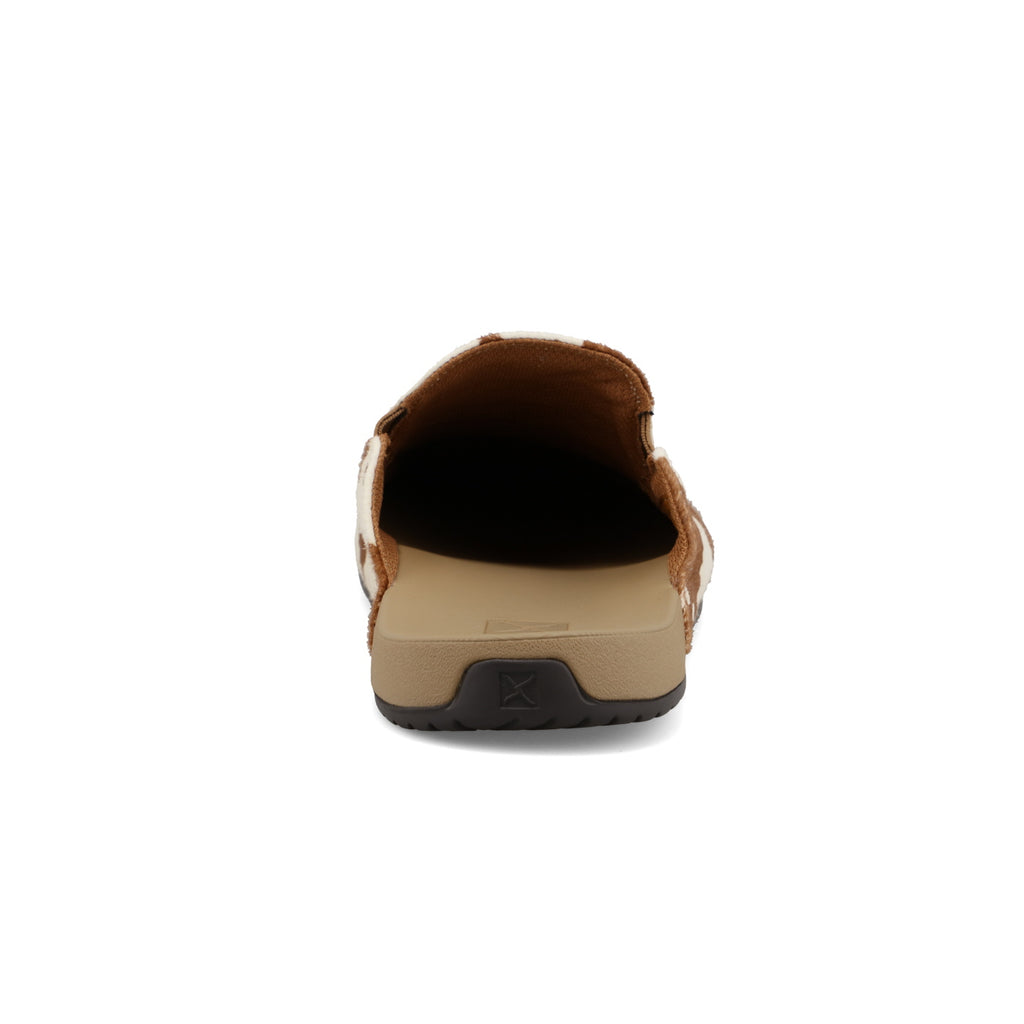 Twisted X Womens Hair-On Brown and White Mule WFFM001