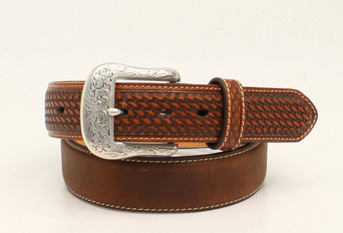 Ariat Mens Basket Weave Tabs Aged Bark A1019644 - view 2