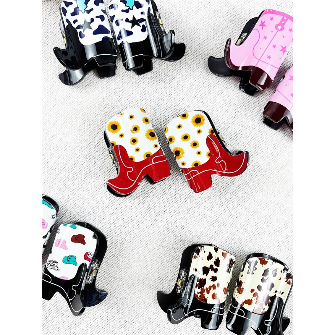 Love And Repeat Mini Cowboy Boot Hair Claw Clip LRPCJC-11532M - view 5