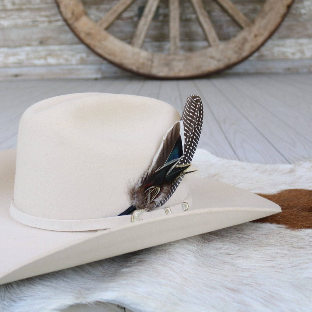 Willow Lane Hat Co. Feather Hat Accent - Durango - WLCR-DURO
