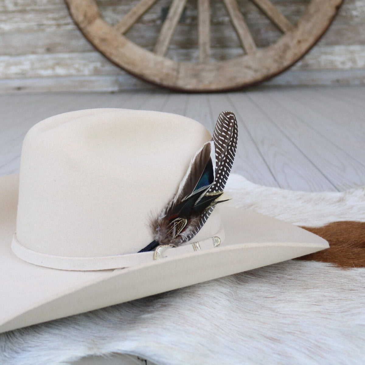Willow Lane Hat Co. Feather Hat Accent - Durango - WLCR-DURO