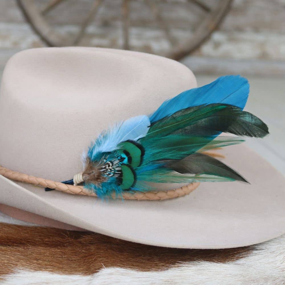 Willow Lane Hat Co. Feather Hat Accent - Billie - WLHF-BIL