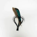 American Hat Makers Feather Hat Accent Hank Turquoise - 810068-TRQ
