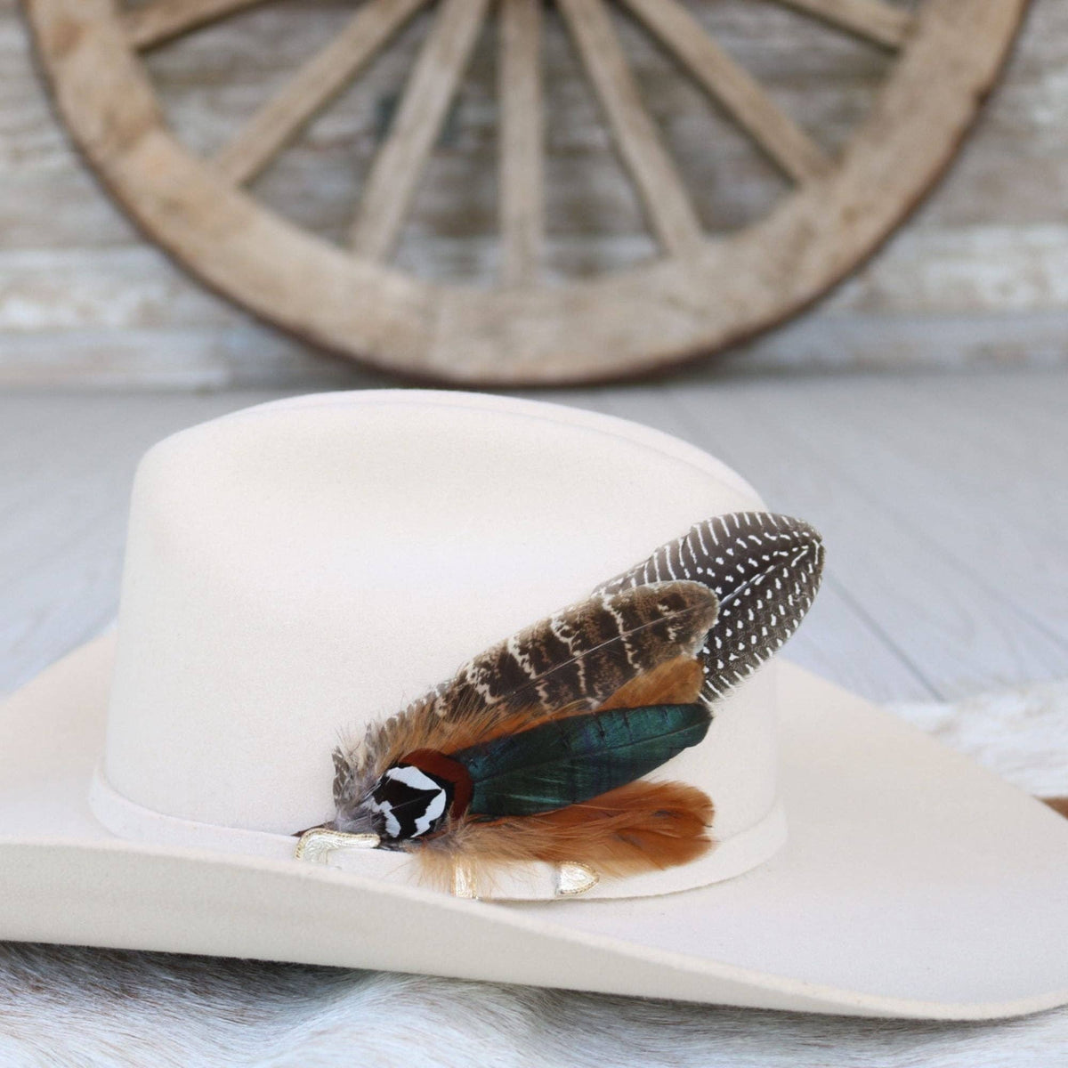 Willow Lane Hat Co. Feather Hat Accent - Terlingua - WLHF-TERL